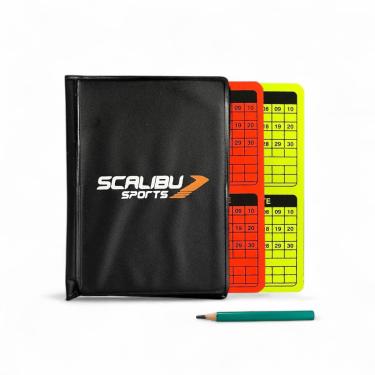 Imagem de Scalibu, Kit Carteira, Lápis e Cartões Arbitro Juiz Futebol Campo