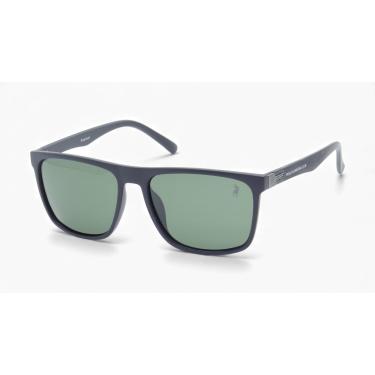 Imagem de Óculos de Sol Casual Polarizado Masculino Polo London Club, Lente UV400 Kit contém Case Couro ECO (Preto)