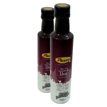 Imagem de Kit 2 óleo De Semente De Uva Extra Virgem Pazze 250ml