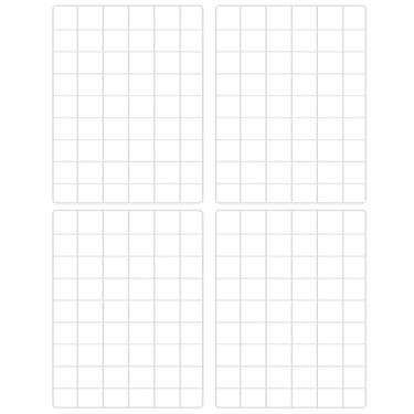 Imagem de Grade de fotos de parede, suporte de exibição branco de metal, 4 peças de grades para pendurar fotos, decoração ajustável versátil, ganchos incluídos, ideal para casa ou escritório