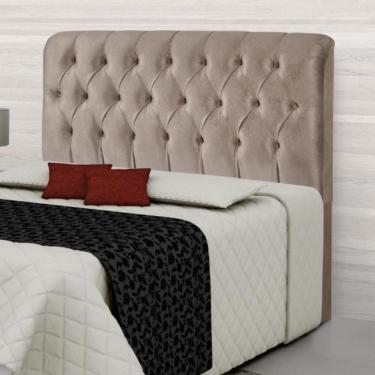 Imagem de Cabeceira Queen Estofada Atenas Palha