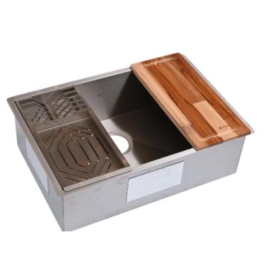 Imagem de Cuba Dubai Premium Cozix em Inox 70x40cm com Acessórios