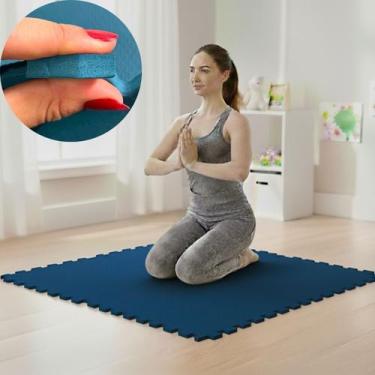 Imagem de Tapete Infantil EVA Emborrachado 50x50x1cm 10mm proteção Bebê e Crianç