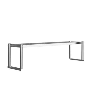 Imagem de Prateleira de aço inoxidável para mesa de trabalho de preparação, prateleiras de metal e rack de armazenamento industrial de cozinha (100 x 30 cm/15,5 x 11,8 pol, 1 T)