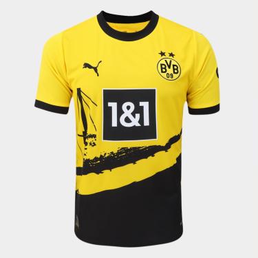 Imagem de Camisa Borussia Dortmund Home 23/24 s/nº Torcedor Puma Masculina-Masculino