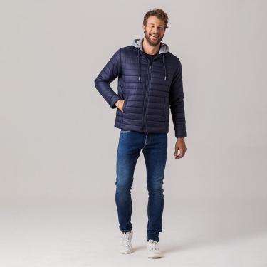 Imagem de Jaqueta Puffer com capuz de moletom Masculina Endless Rock e Soda-Masculino