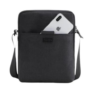 Imagem de Bolsa De Ombro Masculina Leve E Impermeável Em Lona Para iPad De 7,9' 