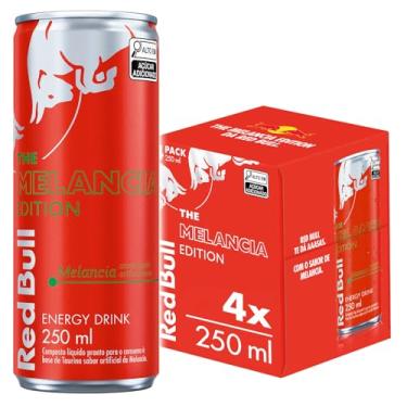 Imagem de Pack de 4 Latas Red Bull Energético, Melancia, 250 ml