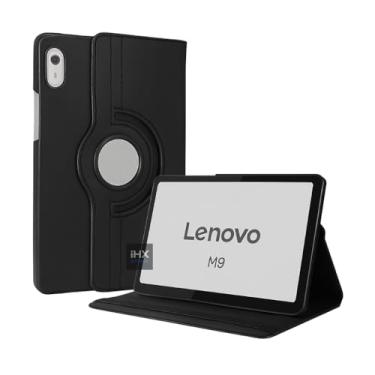 Imagem de Capa Case Giratória Premium para Tablet Lenovo M9 de 9 Polegadas Magnética Executiva Proteção Completa (PRETO)