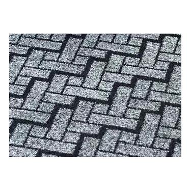 Imagem de Tapete Moderno Geométrico Sala Quarto 3,0x2,00 Tapetes (1,5x2m ZigZag Cinza)