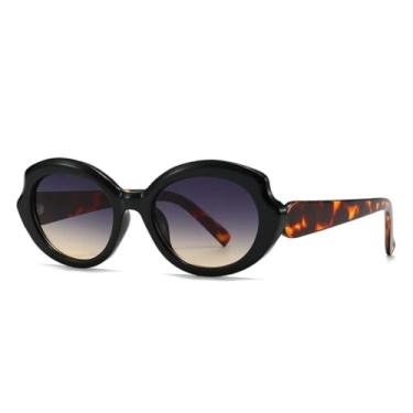 Imagem de Óculos de sol vintage femininos para homens, óculos de sol punk de luxo, armação grande, óculos de sol para dirigir ao ar livre, UV400 (preto, roxo, amarelo)