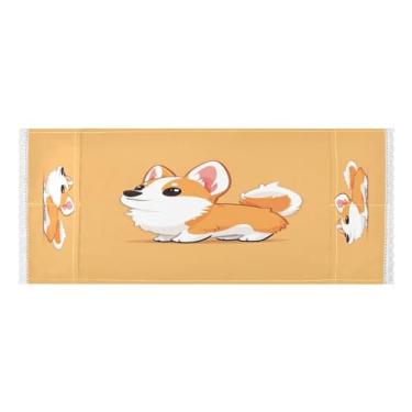 Imagem de Wassud Capas de lavadora e secadora de cachorro fofas de desenho animado, protetor de lavadora com sacos de armazenamento, capa de geladeira à prova de poeira com bolsos para lavanderia doméstica