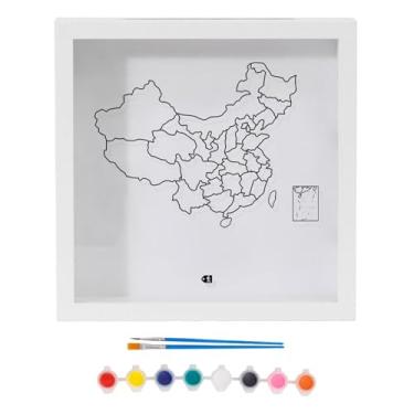 Imagem de Baoblaze Caixa de recordações Shadow Box, versátil e, com abertura superior, ideal para exibir ingressos, fotos, presentes, amigos e animais de, Branco 15x15cm