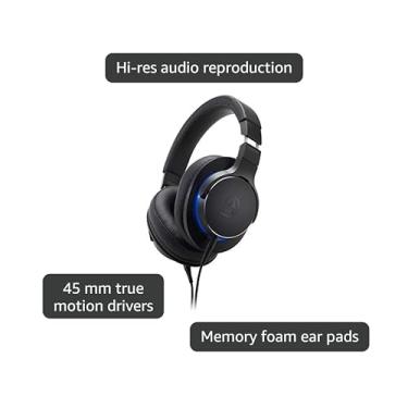 Imagem de audio-technica FONE DE OUVIDO OVER-EAR DE ALTA RESOLUÇÃO - ATH-MSR7bBK, Preto