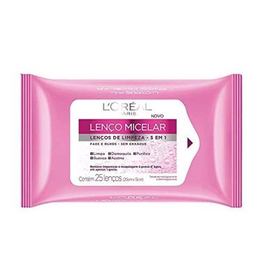 Imagem de Lenço Micelar 5 em 1 com 25 Unidades, L'Oréal Paris