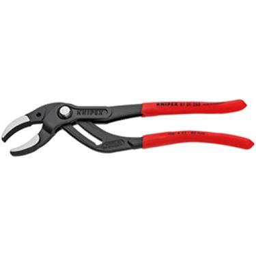 Imagem de KNIPEX Ferramentas – Alicate de fixação de tubos com mandíbulas serrilhadas (8101250SBA)