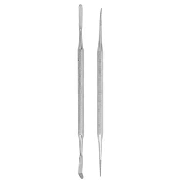 Imagem de Cuofyunl ferramenta de unha encravada, levantador de arquivo de unha encravada, limpador de unhas de ponta dupla, pedicure de aço inoxidável, ferramenta de cuidados com as unhas