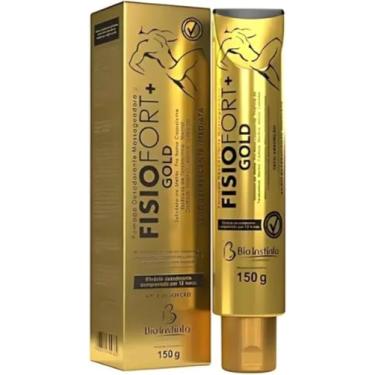 Imagem de Kit Pomada Massageadora Fisio fort Gold 300g (2x150g) – Sensação de Conforto Muscular, Relaxamento Corporal, Fórmula com Mentol e Extratos Naturais
