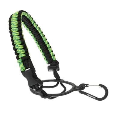 Imagem de Gearproz Alça Hydrocord para garrafas de água Nalgene, serve para garrafas de água de boca larga, suporte durável, acessórios seguros, compatível com garrafa de água de 940 ml, 1,020 g, 1,360 g (verde