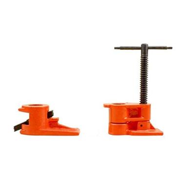 Imagem de Conjunto de Clamps Colagem Madeira Alta Resistência 1 2 para Carpintaria Profissional Ferro Fundido