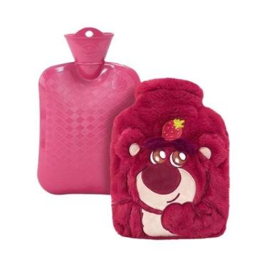 Imagem de Bolsa Térmica De Pelúcia Em Forma De Urso Morango, Quente E Macia, Var