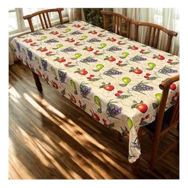 Imagem de Toalha para Mesa 6 Lugares 2,00 x 1,40cm Tecido Oxford Retangular Fácil de Limpar (Modelo - 1)