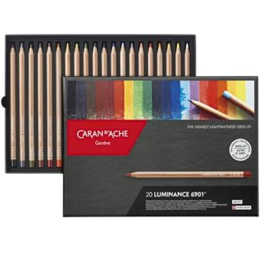 Imagem de Lápis de Cor Caran D'Ache Luminance 20 Cores Caran D'Ache, 20 Cores
