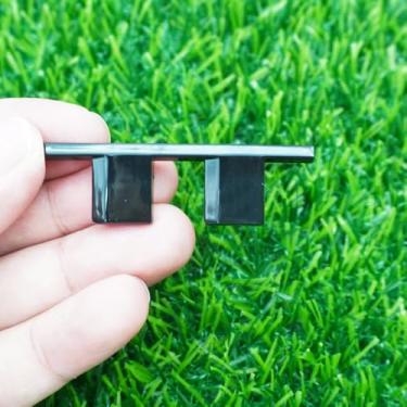 Imagem de 1 peça 2014-2019 TT Twin Turbo emblema traseiro porta-malas Decklid letra 3D crachá placa de identificação adesivo esportivo substituição para TT (preto brilhante)