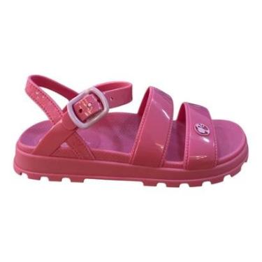 Imagem de Sandalia Infantil Menina Grendene Casual Personagem Barbie Sorveteria 23221 Rosa-Feminino