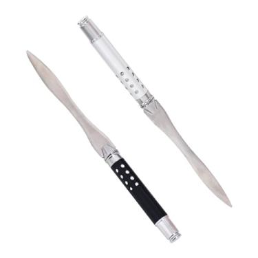 Imagem de Abridor de cartas, 2 peças abridores de metal, abridor de envelopes, cortador de abertura de faca de papel para escritório, corte leve e portátil para uso doméstico na escola