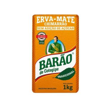Imagem de Erva Mate Chimarrão BARÃO TRADICIONAL  Vácuo 1 Kg