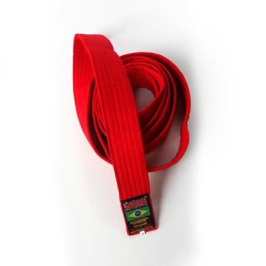 Imagem de FAIXA VERMELHA KARATE JUDO TAEKWONDO ARTES MARCIAIS LIGHT Shiroi, N6