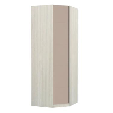 Imagem de Guarda-Roupa Modulado Canto Diagonal 1 Porta 1 Cabideiro 6 Prateleiras Prime Luciane Móveis