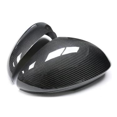 Imagem de Capa De Espelho Lateral Do Carro Padrão De Fibra De Carbono Vista Traseira Do Carro Escudo Lateral Compatível Com Alfa Romeo Giulia 2015-2023