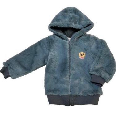 Imagem de Casaco Jaqueta Bebê Menino Pelo Inverno Forrado Lessa B8951-Masculino