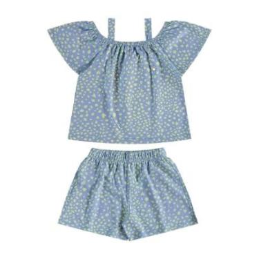 Imagem de Conjunto Estampado Bata Short Bee Loop-Feminino