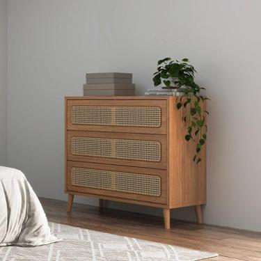 Imagem de Cômoda para Quarto 3 Gavetas MDF TW56 - Dalla Costa