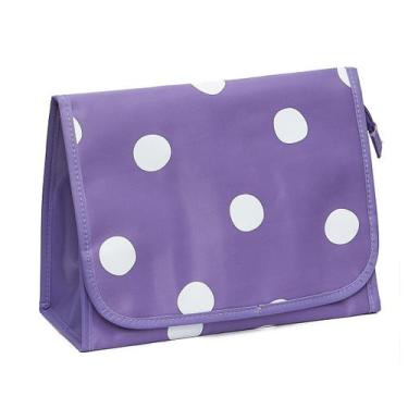 Imagem de Necessaire Dobrável FLORIE Bolas Brancas