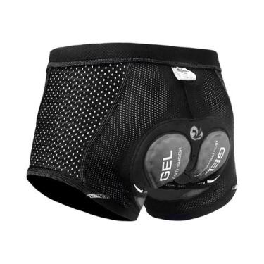 Imagem de Shorts De Ciclismo Masculino Com Almofada De Gel 5D X-TIGER, Roupa De 