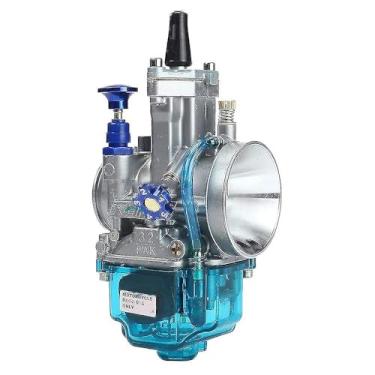 Imagem de Para Carburador de Moto PWK 28MM com Tubo Transparente Ajuste Universal 125cc a 150cc Motocicleta Alumínio Fácil Instalação Substituição Direta Fabricação Profissional Parafuso Rotação CNC Ajustável L