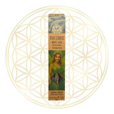 Imagem de Incenso Goloka Vareta Linha Rituais Elementais Sabor:CANELA, SÁLVIA BR