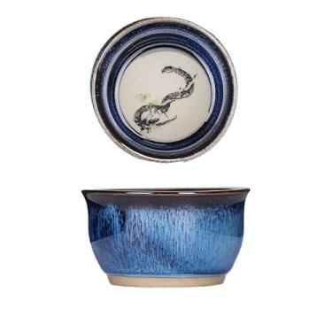 Imagem de Xícara de chá de transformação de forno de doze zodíacos de cerâmica chinesa, com capacidade de 567 g. Tamanho: 5,8 * 3,8 cm-A6