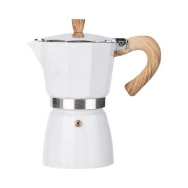 Imagem de Cafeteira Italiana Moka De Alumínio 150/300ML Para Fogão, Utensílios D
