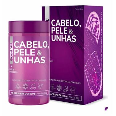 Imagem de Vitaminas Cabelo, Pele & Unhas - 60 Cápsulas - Good Vit, Sem Sabor