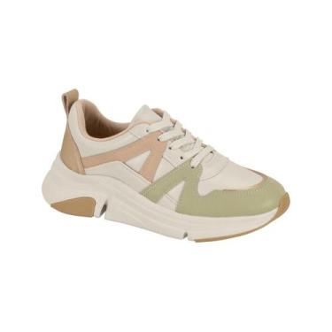 Imagem de Tenis Modare Ultraconforto London Chunky Feminino Off Verde, 36, Off v