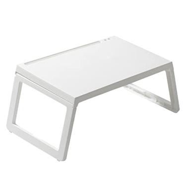 Imagem de Mesa de escritório em casa, mesa de computador, mesa dobrável, mesa dobrável, mesa de cabeceira de estudante, dormitório, mesa para laptop, quarto, mesa de estudo, removível, pequena, mesa de