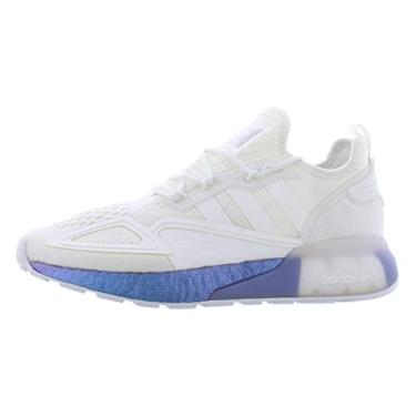 Imagem de adidas Tênis masculino Zx 22 Boost, Calçado branco/calçado branco/azul boost violeta-branco, 40
