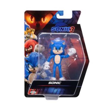 Imagem de Boneco Articulado Sonic de 12cm - Sonic 3: O Filme - Sunny Brinquedos