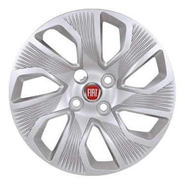 Imagem de Jogo Calota Fiat Grand Siena 2014 15 Aro 14 Emblema Resinado