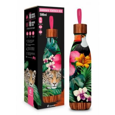 Imagem de Garrafa Térmica Metal Neo - Selva - 500ml - Brasfoot